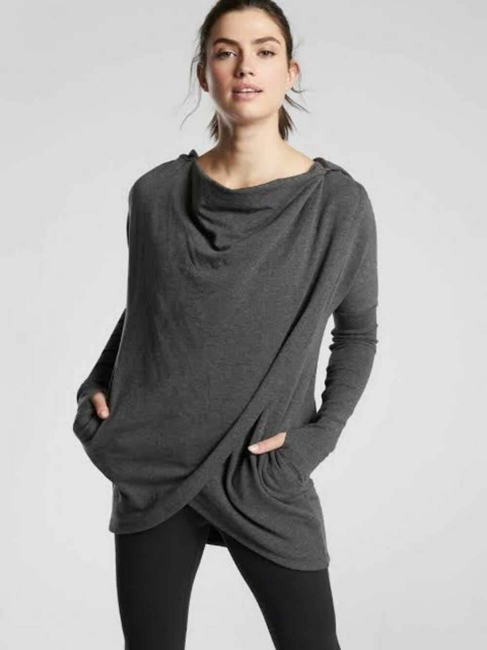 Athleta Purana Wrap Sweatshirt XL TG NWT